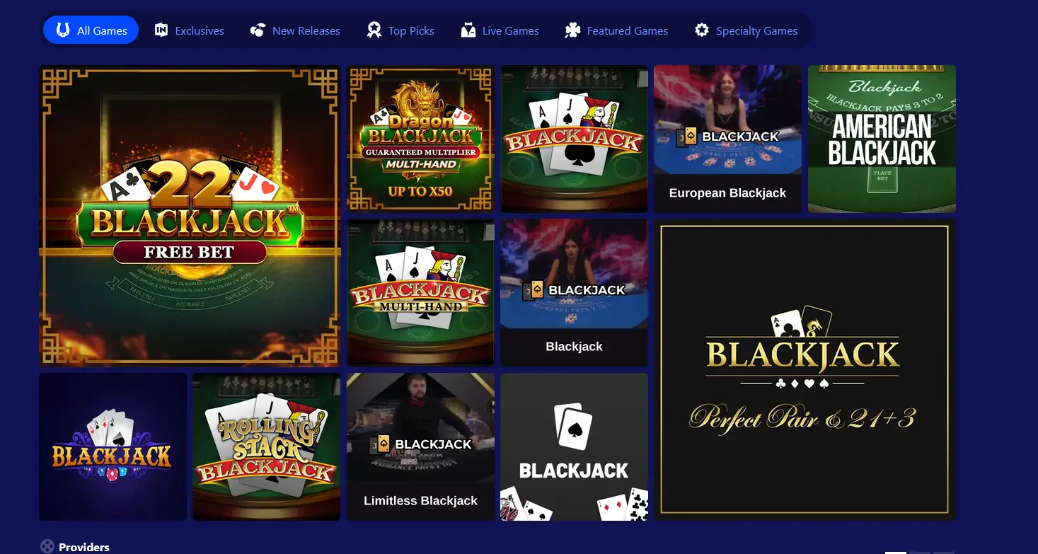 Live-Blackjack bei Vegas Days Casino mit Croupier